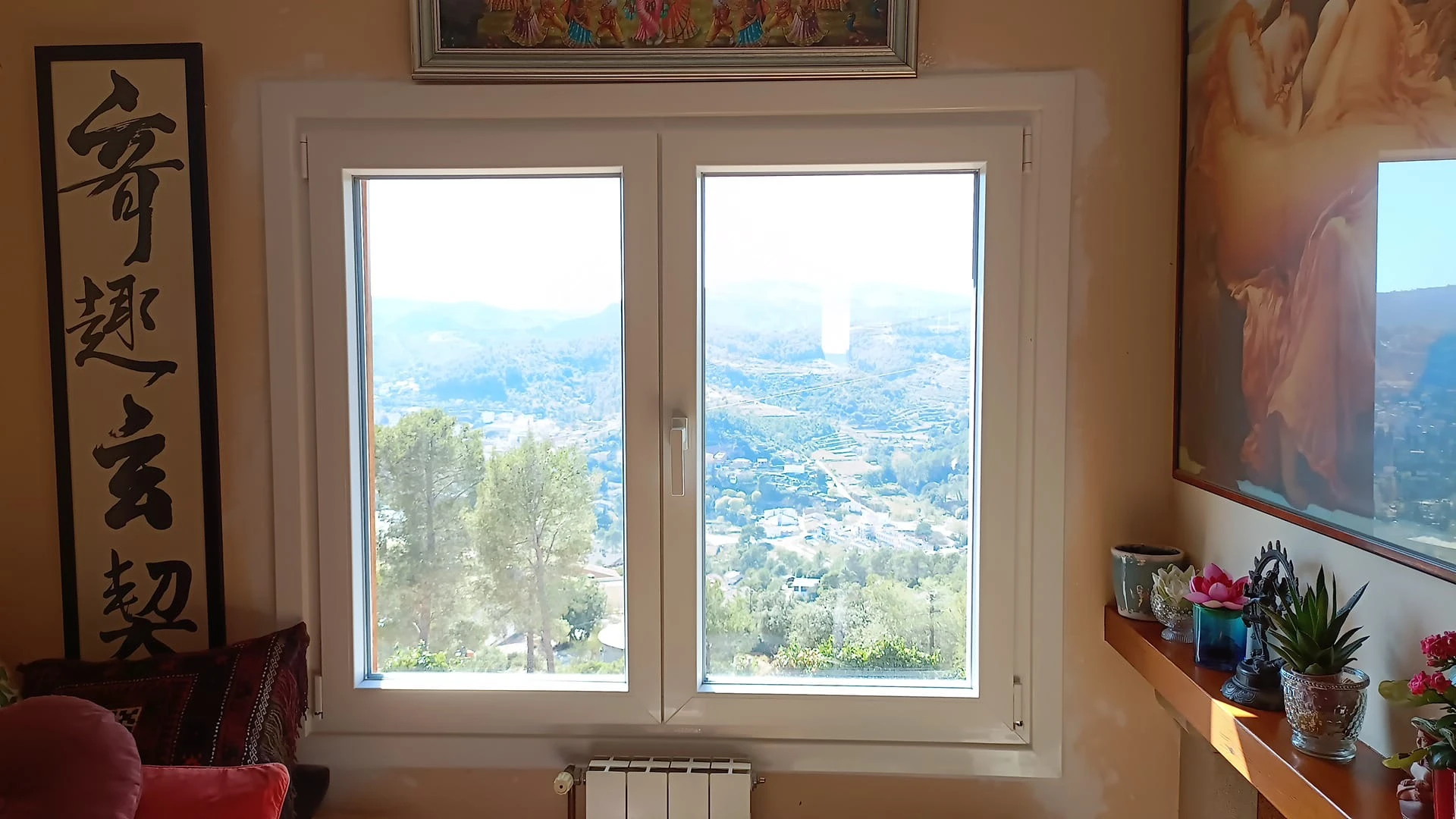Ventanas de PVC con vistas panorámicas instaladas en vivienda de Barcelona - Alumarcar